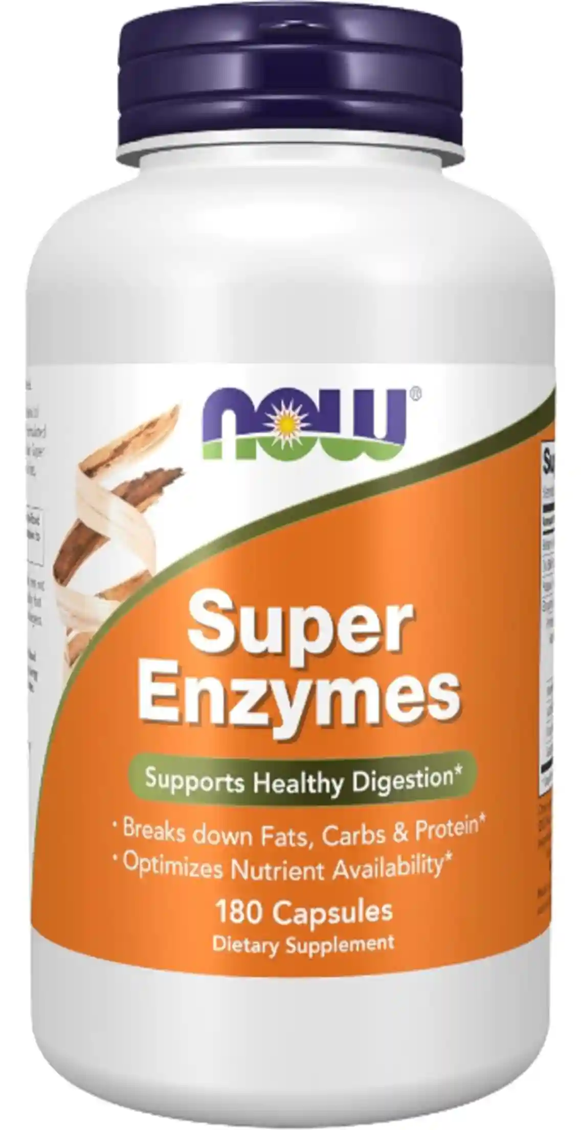 NOW Foods Super Enzymes Digestive Capsules Formulated with Bromelain Ox Bile Pancreatin and Papain