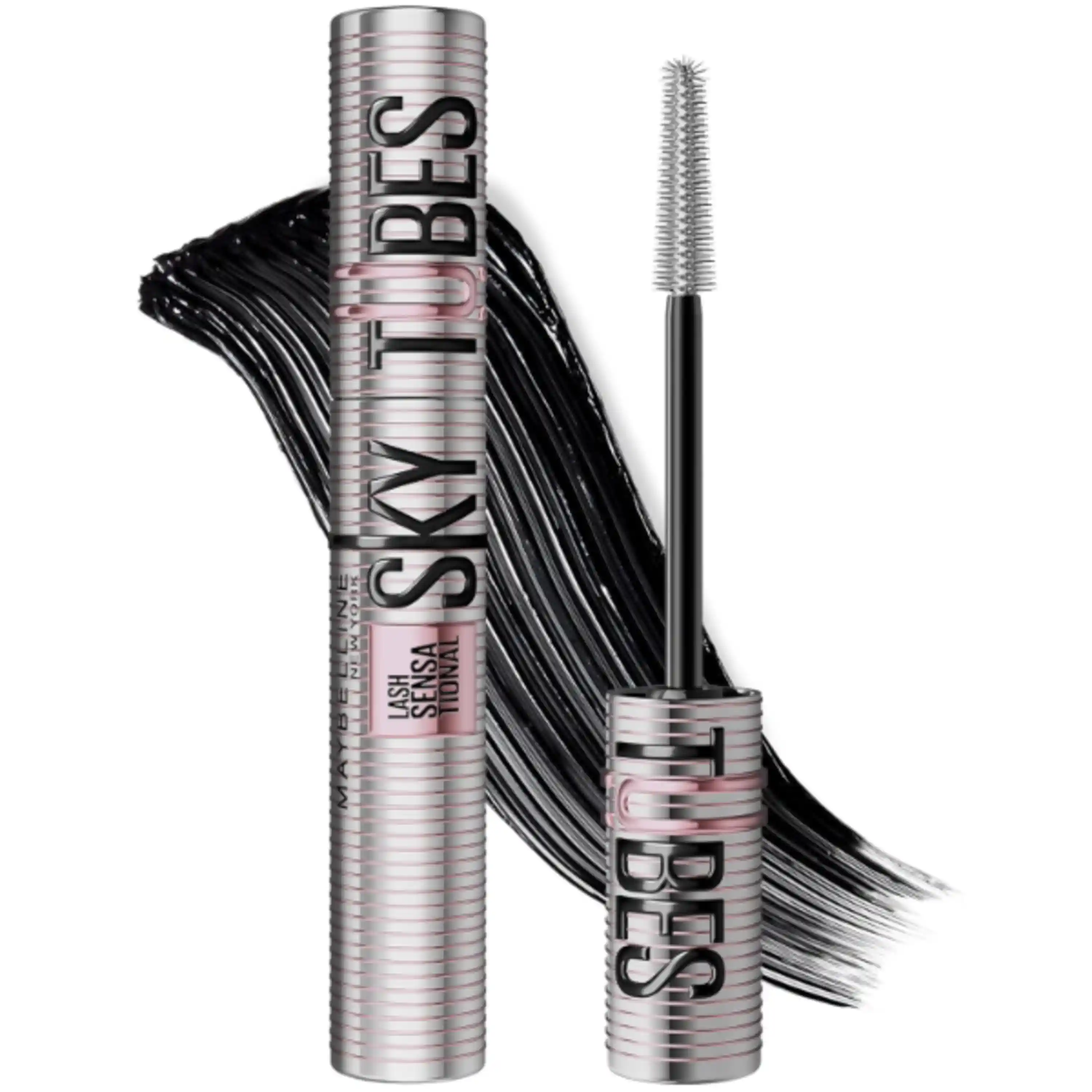 Maybelline Lash Sensational Sky Tubes Tubing Mascara Lengthening Very Black