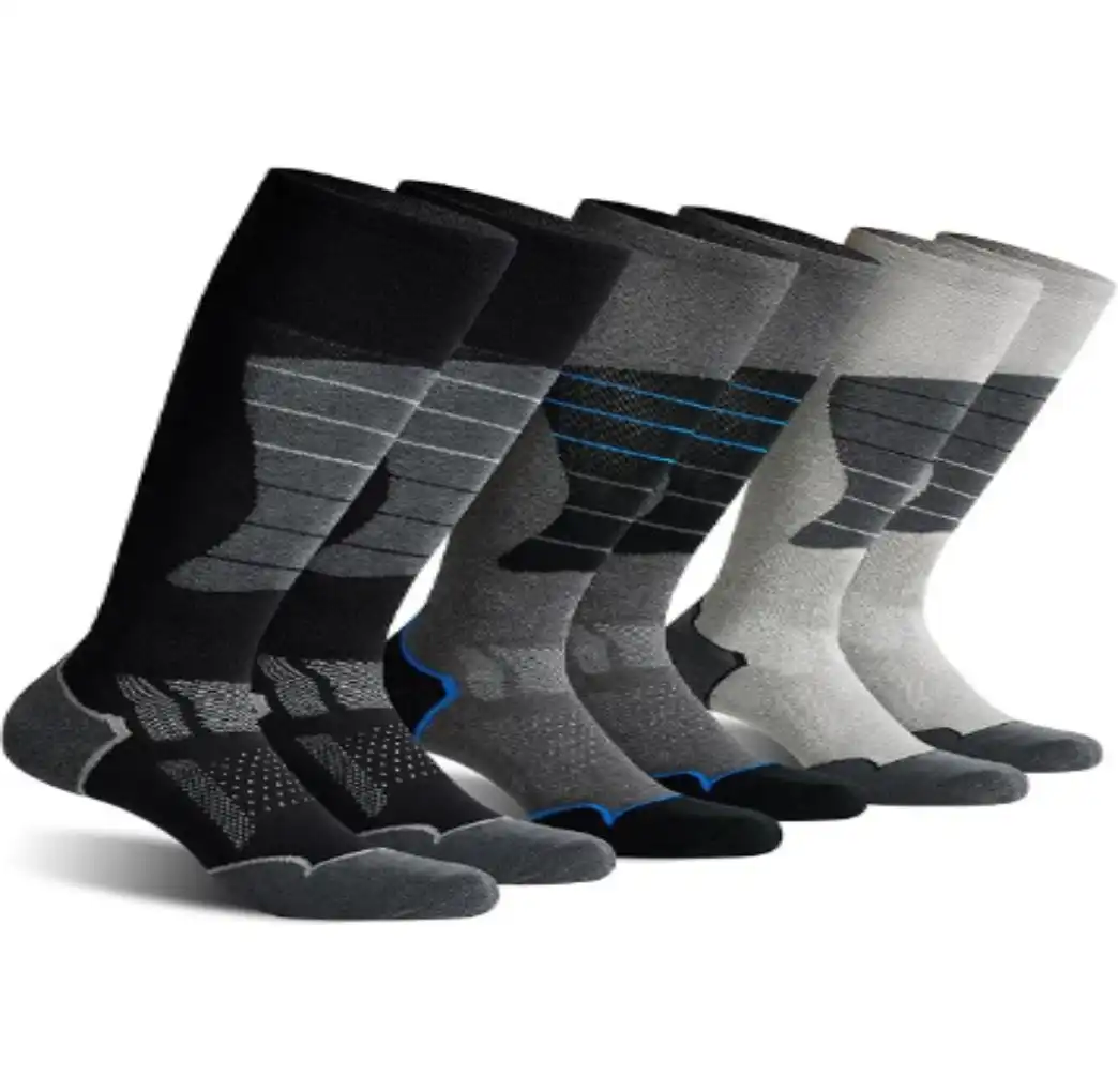 CS CELERSPORT Unisex Wool Ski Socks Thermal Knee High Snowboard Socks