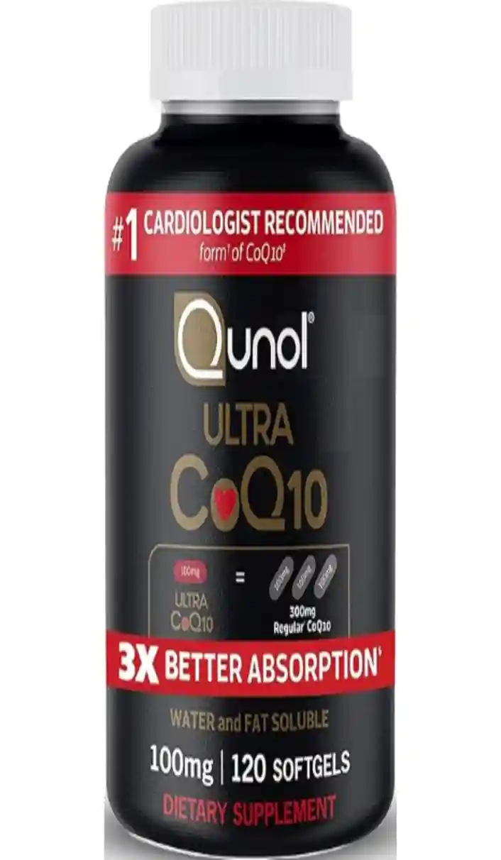 Qunol Ultra CoQ10 100mg Softgels Superior Absorption Heart Health Energy Supplement