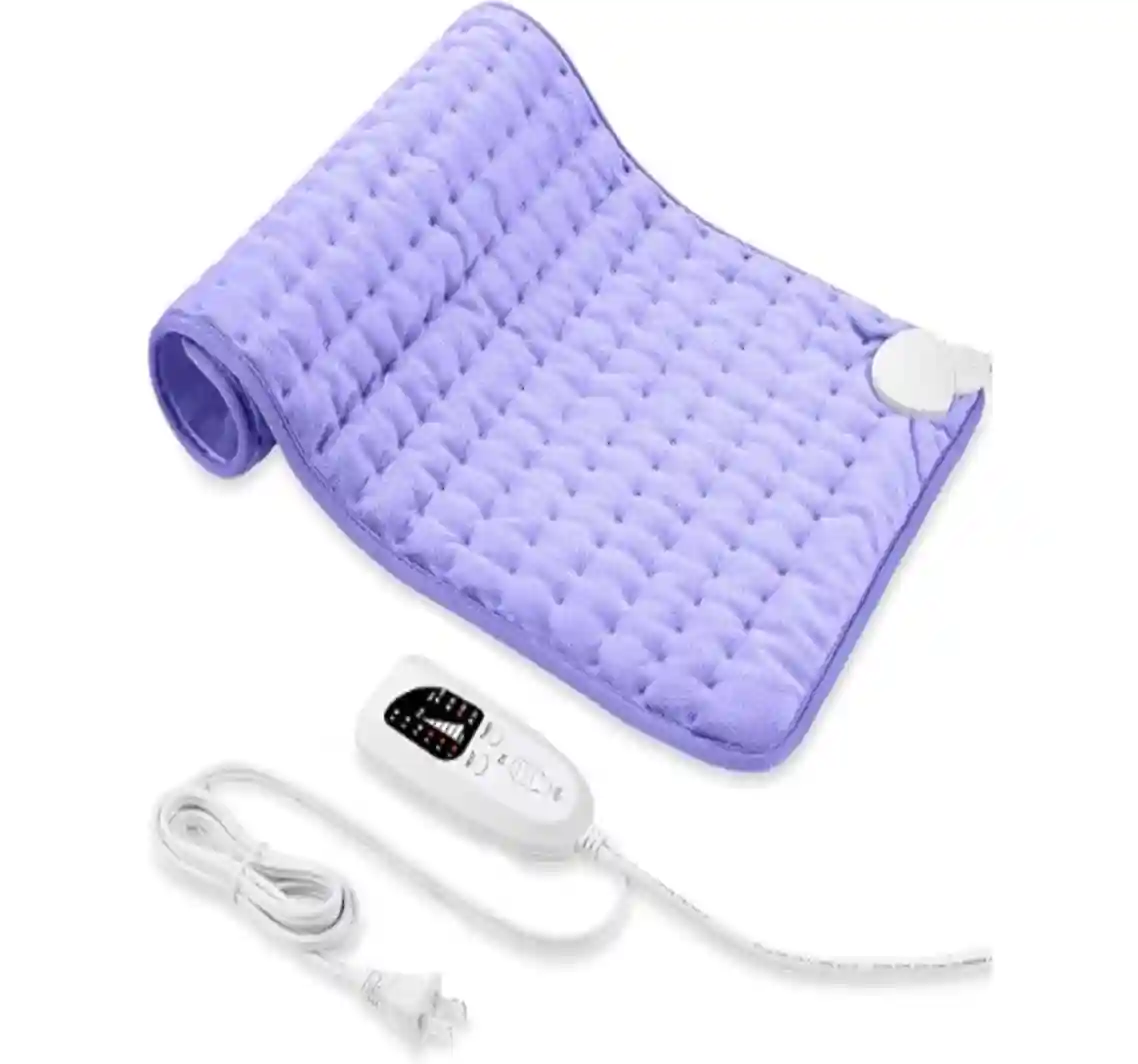 VIBOOS Electric Heating Pad 24x12 Inch Light Purple