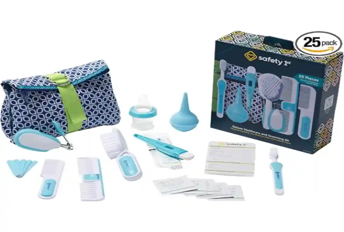 Safety 1st Deluxe Baby Healthcare and Grooming Kit Arctic Blue
