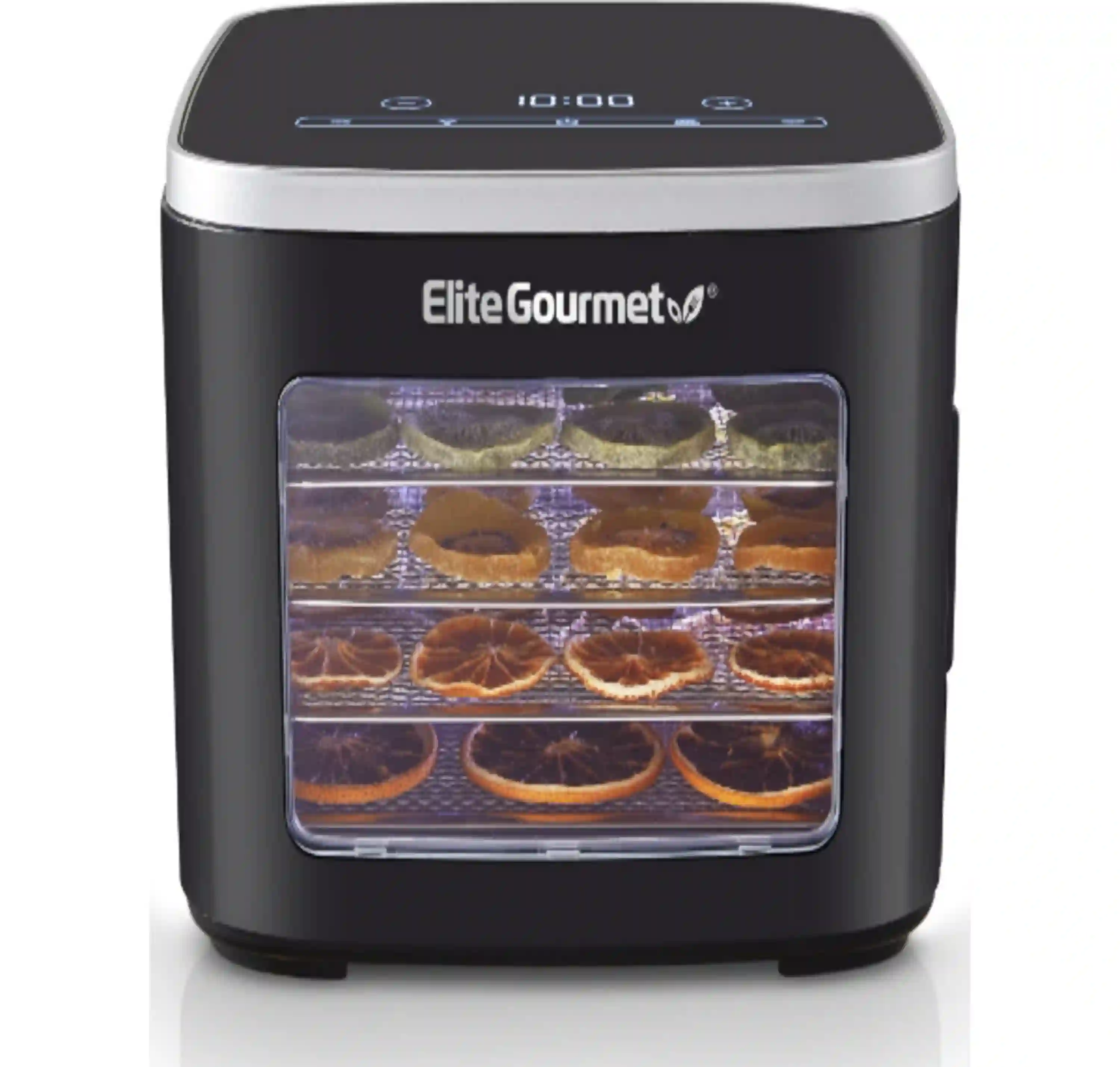 Elite Gourmet EFD809D Food Dehydrator, 5 Steel Trays, Keep Warm