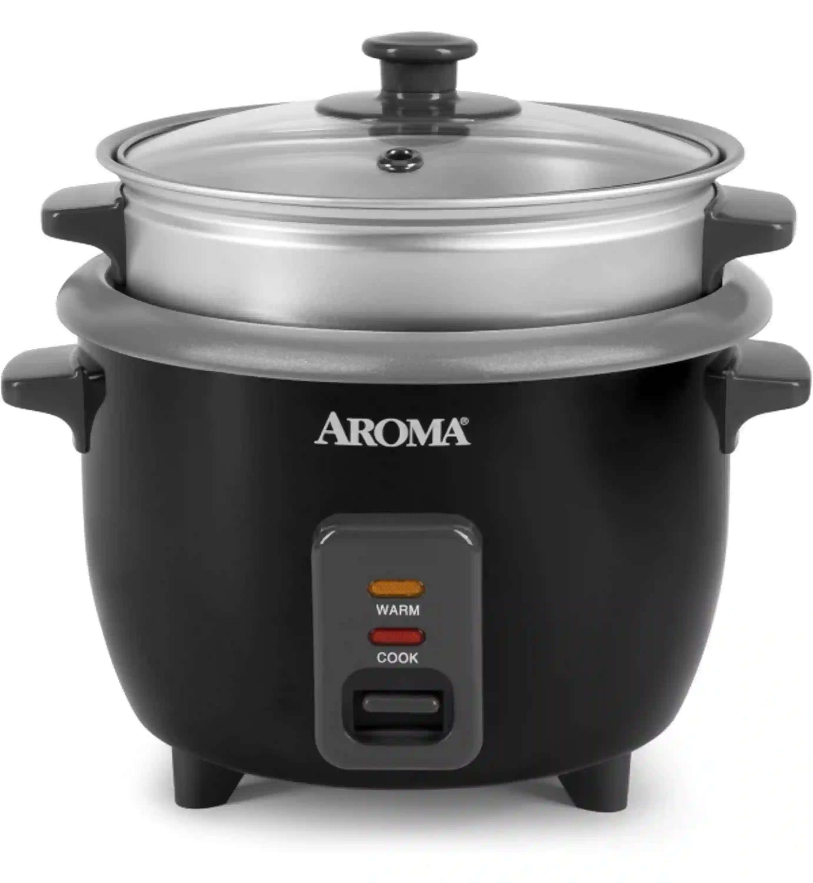 Aroma Housewares ARC-363-1NGB 3 Uncooked 6 Cups Cooked Rice Cooker Steamer Multicooker