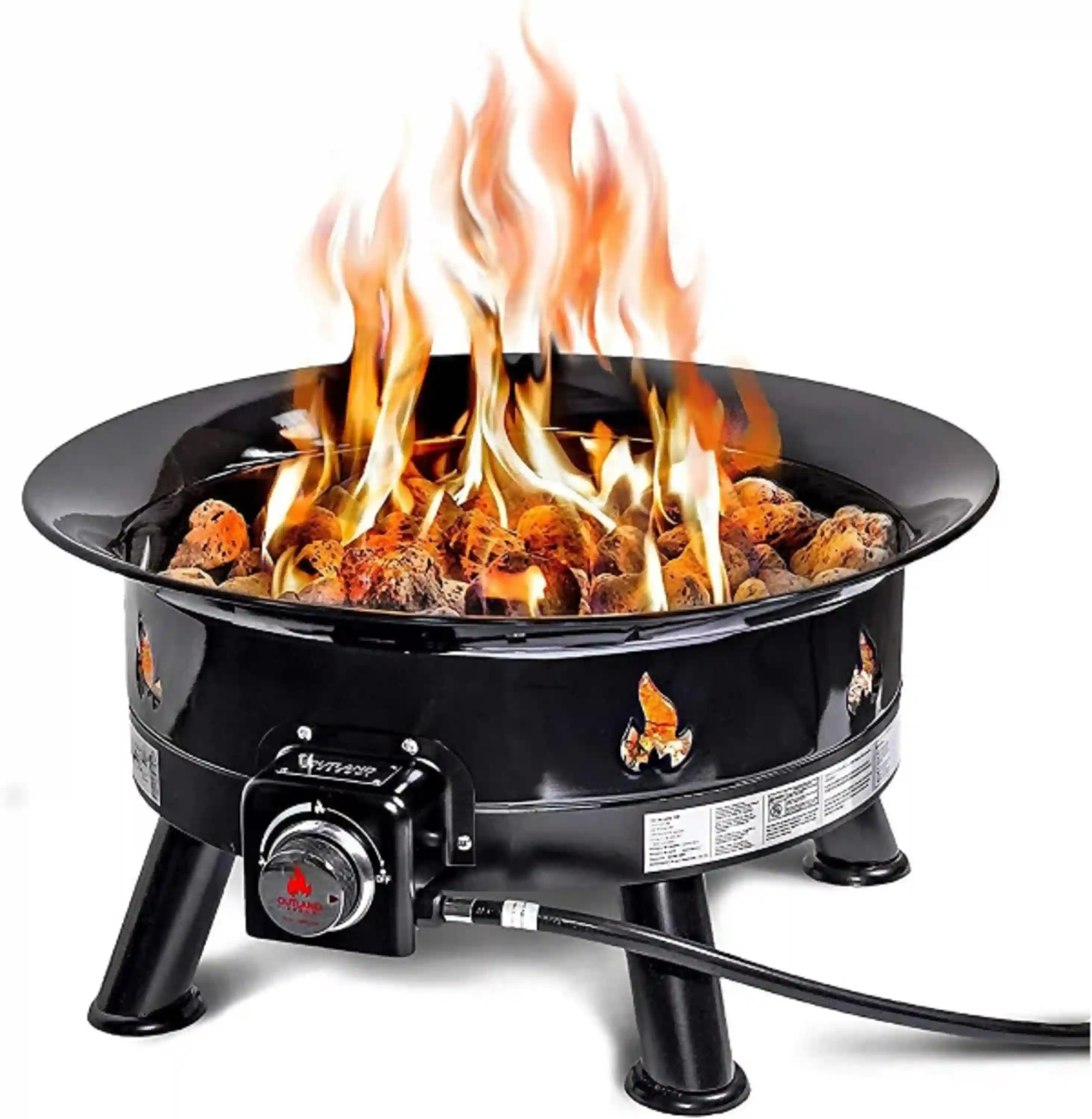 Outland Living Firebowl Smokeless Fire Pit Round Outdoor Portable Propane Gas Fire Pit 883 Mega