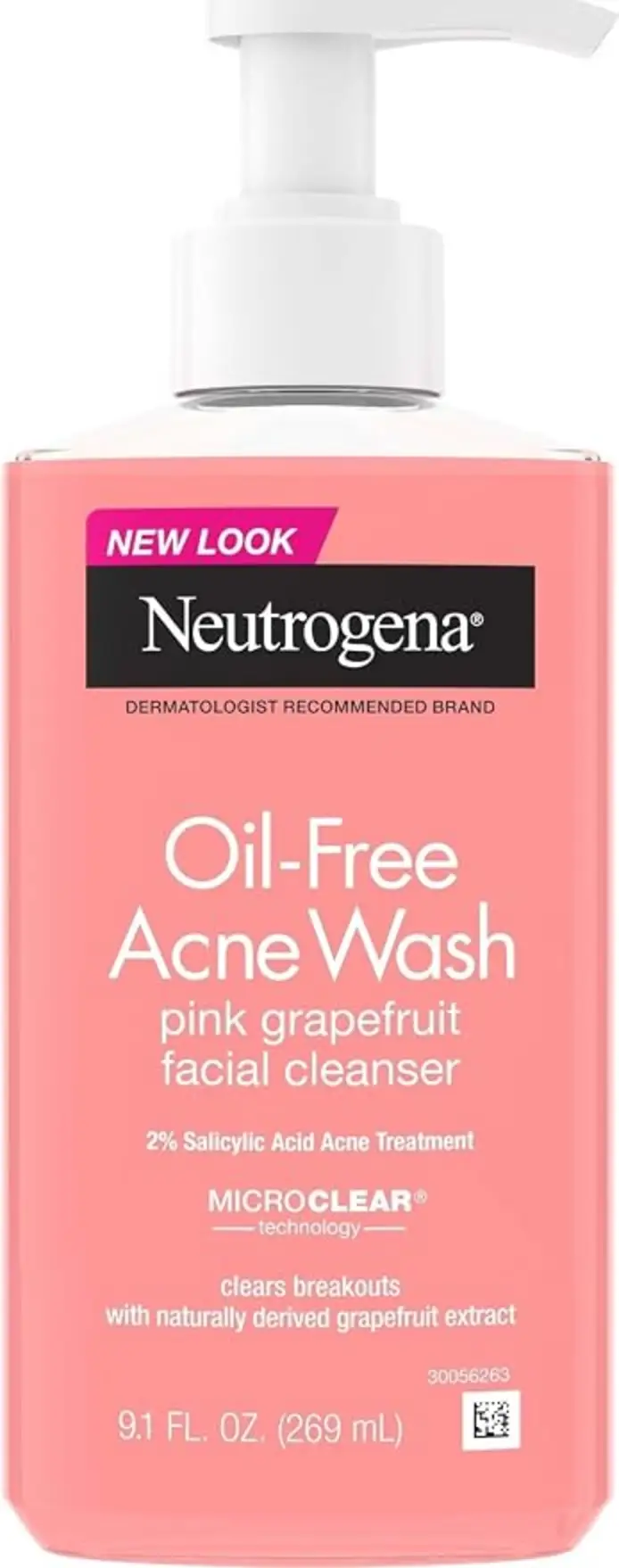 Neutrogena Oil Free Pink Grapefruit Acne Face Wash with Salicylic Acid
