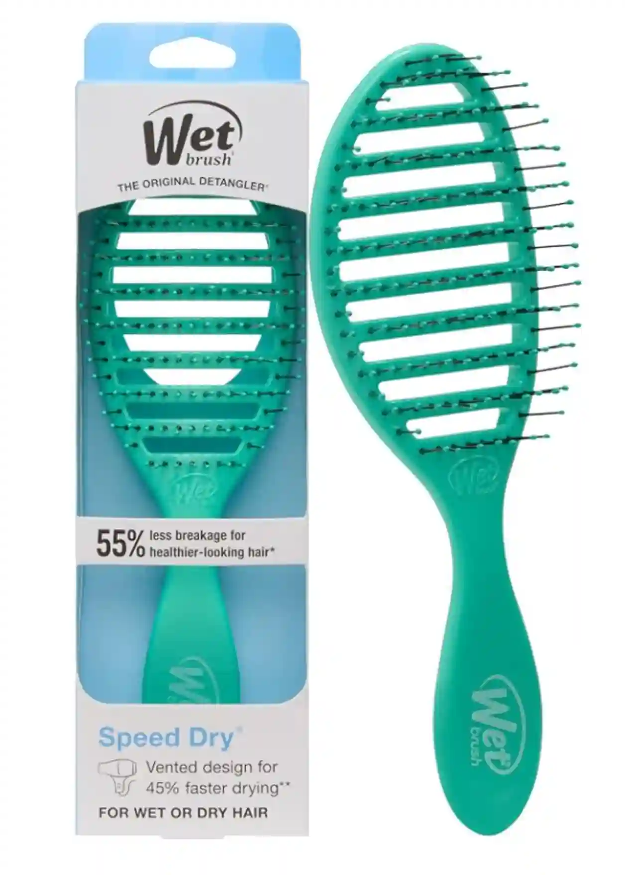 Wet Brush Speed Dry Hair Brush Amazon Exclusive Aqua Vented Design