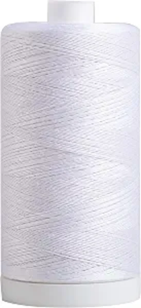 Connecting Threads White 100 Percent Cotton Thread Spool 1200 Yard Essential 50 Weight Quilting Thread