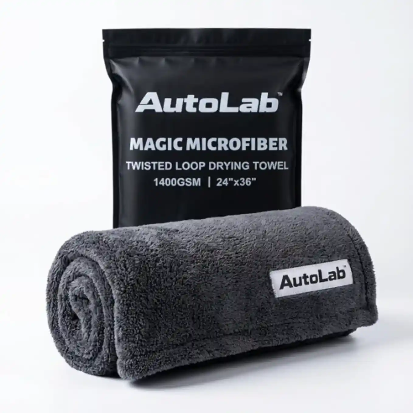 AUTOLAB Magic Microfiber Twisted Loop Drying Towel 1400GSM Ultra Absorbent Car Cloth