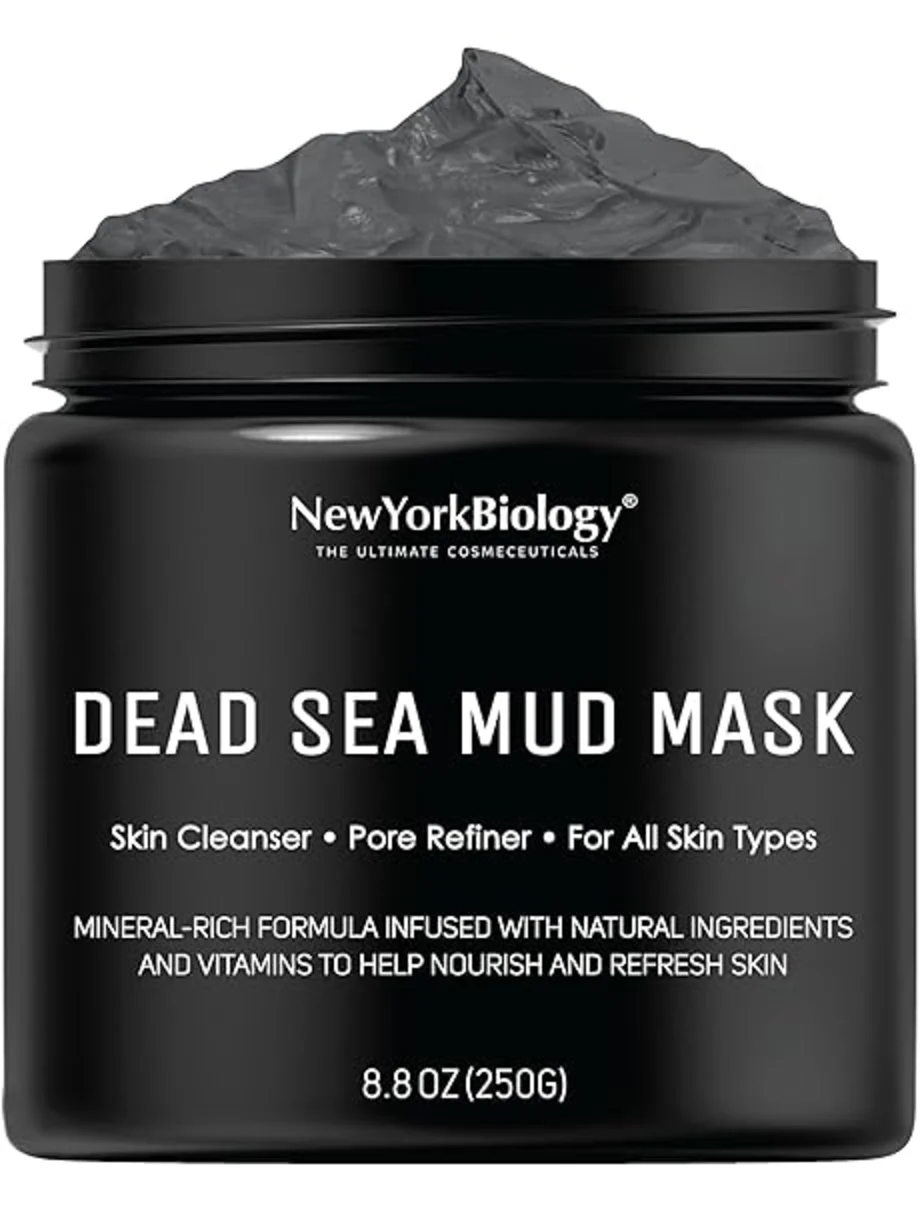 New York Biology Dead Sea Mud Mask for Face and Body Pore Refiner Oil Control