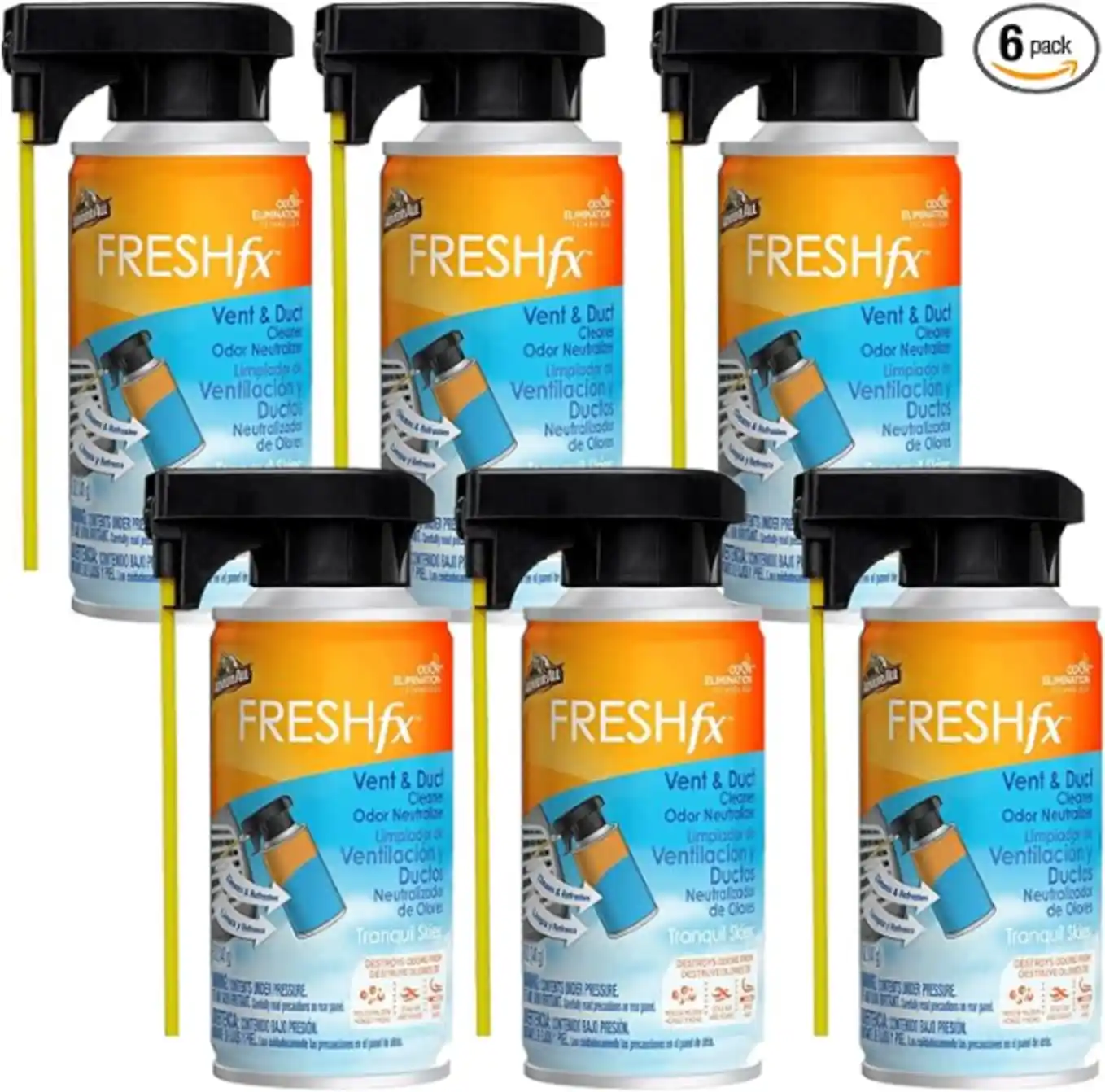 Armor All Fresh FX Vent and Duct Cleaner Odor Neutralizer Tranquil Skies Scent Pack