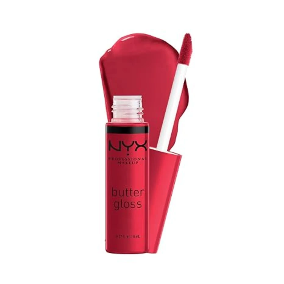 NYX PROFESSIONAL MAKEUP Butter Gloss Non-Sticky Lip Gloss Red Velvet