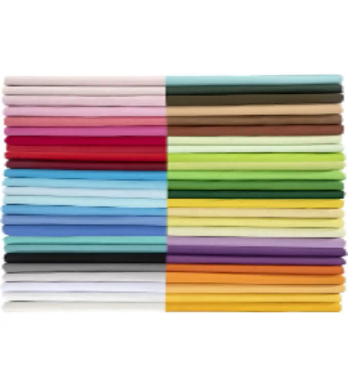 Aubliss 50 Piece 100 Percent Cotton Fabric Bundle 10 by 10 Inch PreCut Squares Sheets