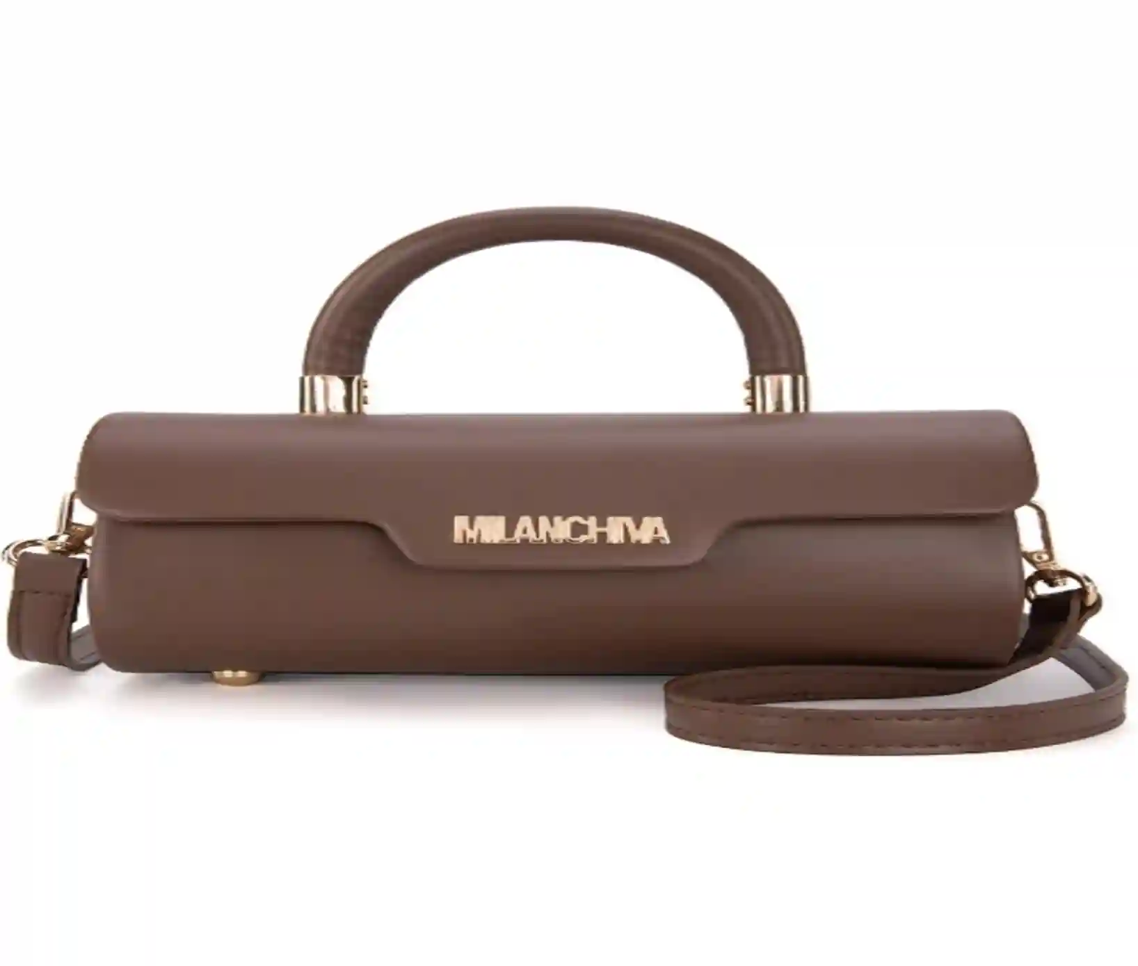 Milan Chiva Crossbody Bag for Women Small Purse Mini Barrel Handbag Top Handle