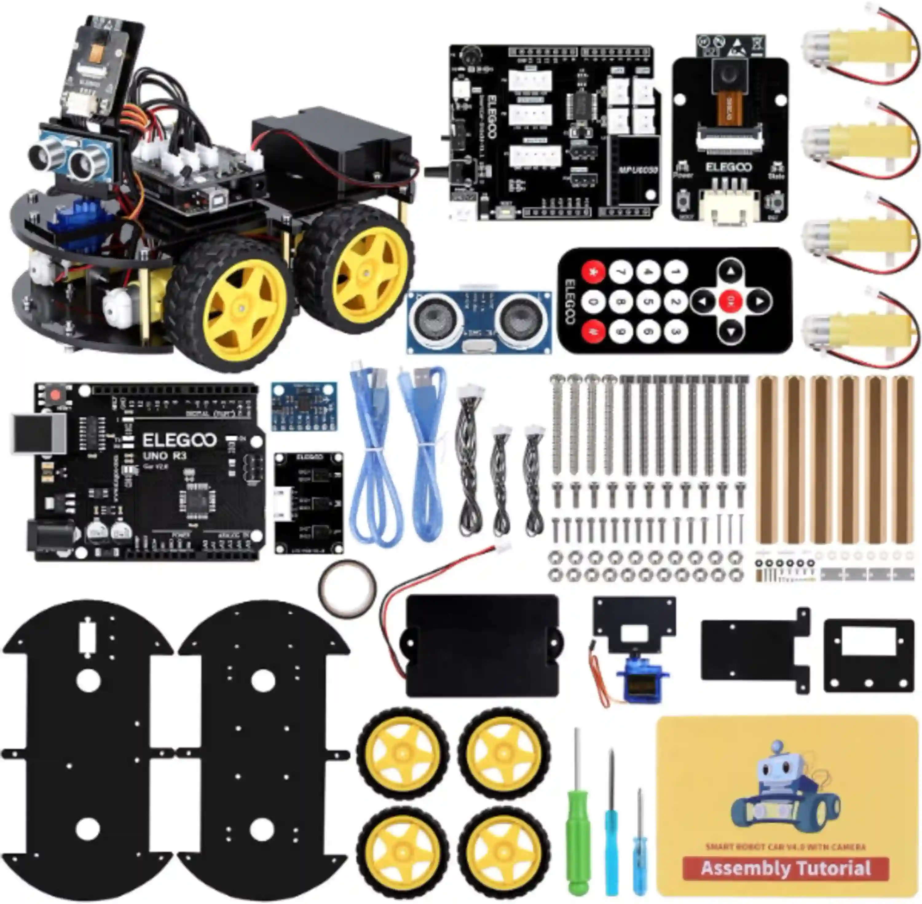 ELEGOO UNO R3 Smart Robot Car Kit V4 with Camera