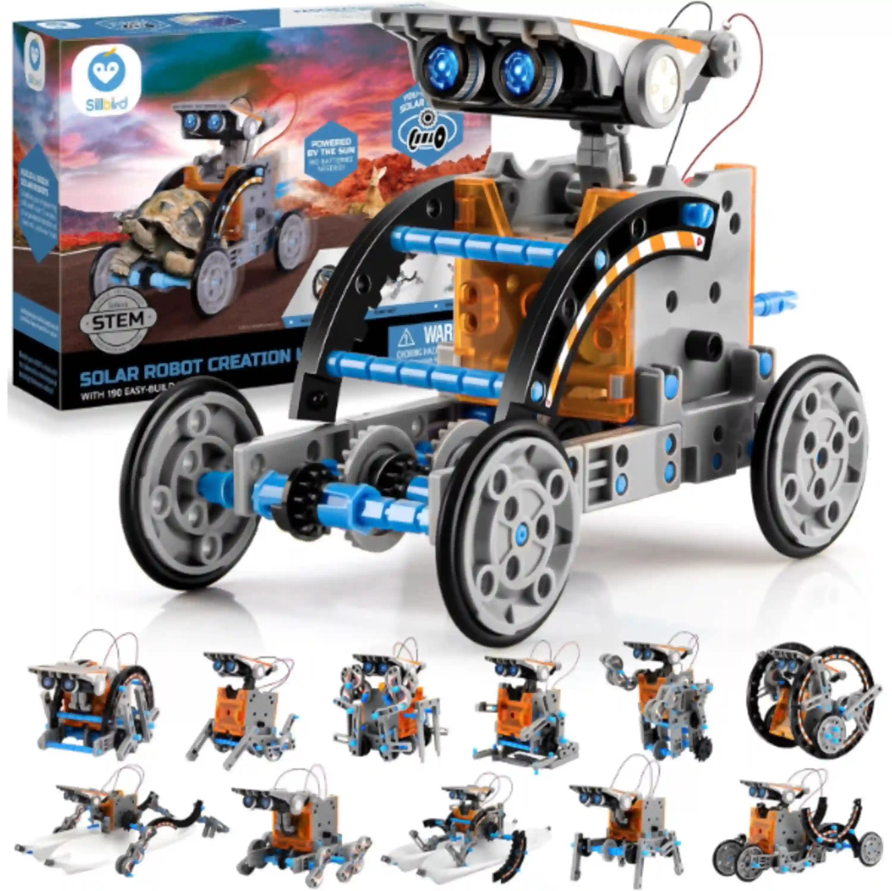 Sillbird 12-in-1 Solar Robot Building Kit STEM Gift