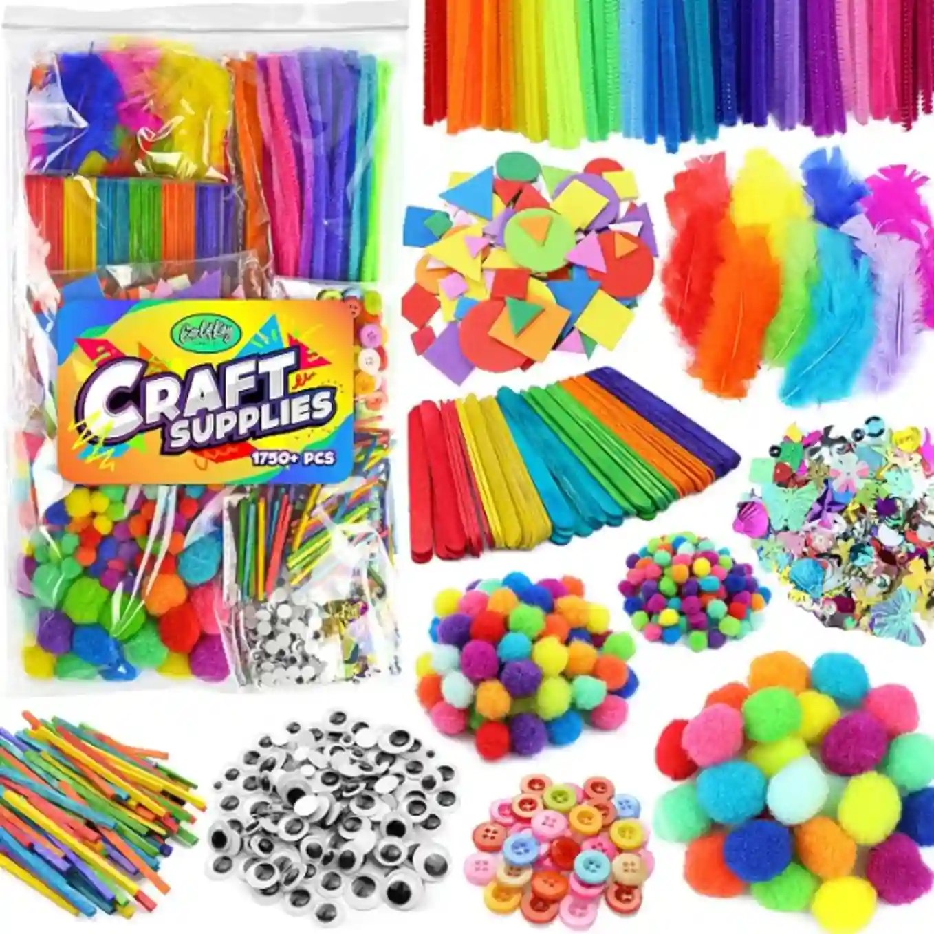Carl and Kay Arts and Crafts Supplies Kit For Kids And Toddlers