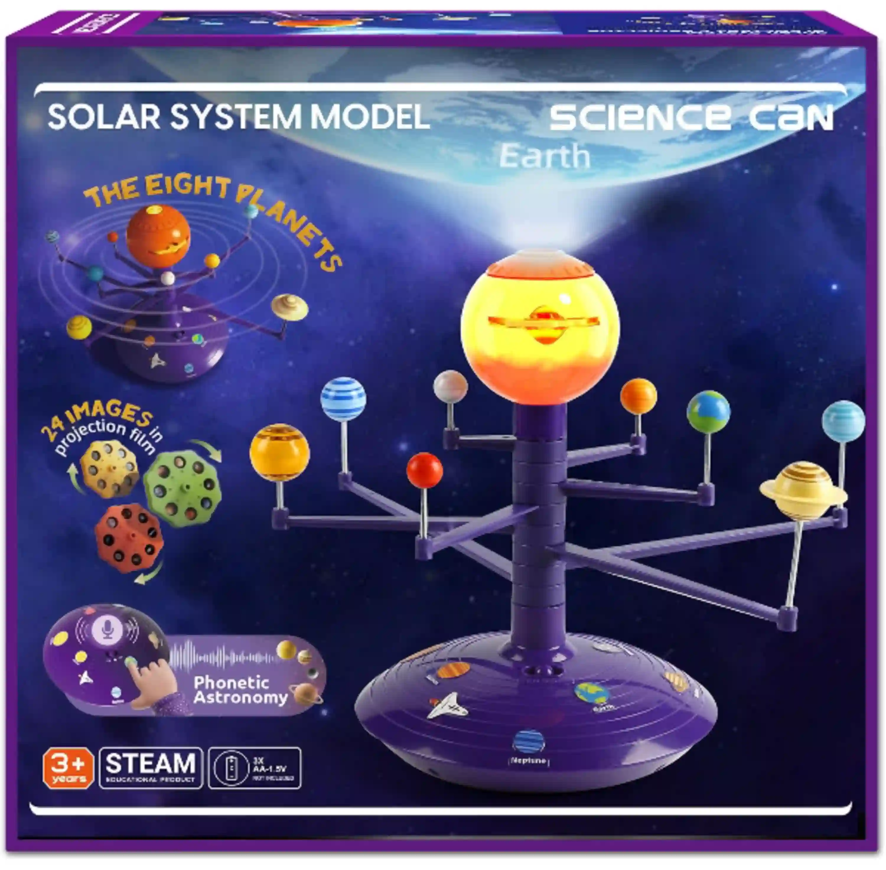 Science Can Solar System Planetarium Projector Talking Astronomy Model Kit